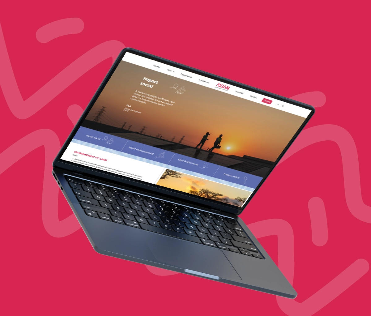 Axian — Site corporate